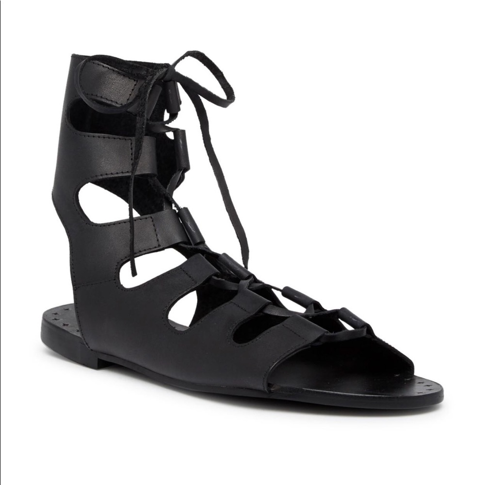 Sol Sana Tay Sandal In Black Leather
